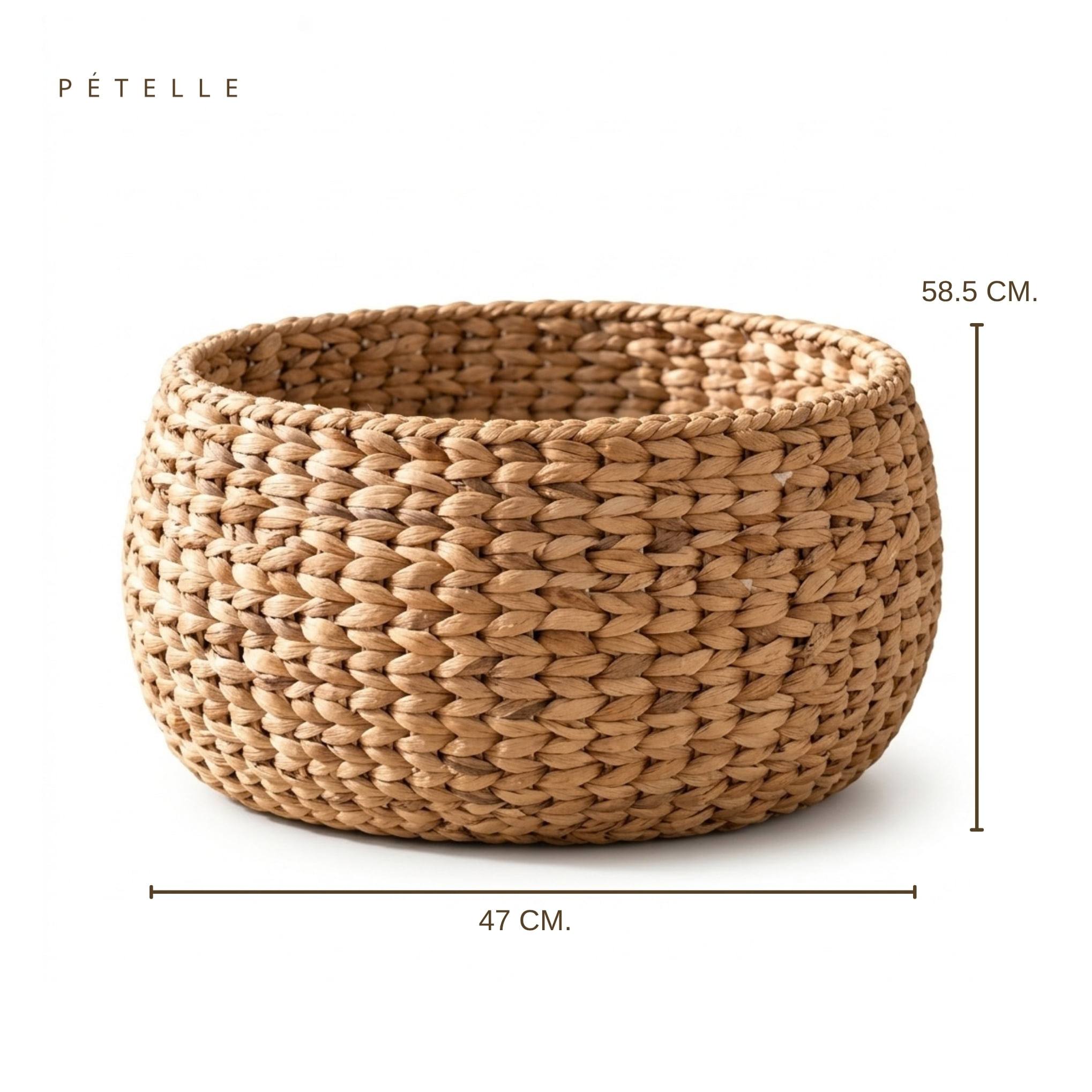 ตะกร้านอนแมว PETELLE COZY WOVEN BASKET สีธรรมชาติ_3